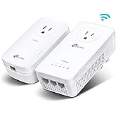 TP-Link AV1300 Powerline Ethernet Adapter WiFi Extender KIT- Passthrough | AV1300 Powerline Adapter and AC1200 Dual Band Extender, 2x2 MIMO,3 Gigabit Ports, Plug &amp; Play, TL-WPA8631P KIT