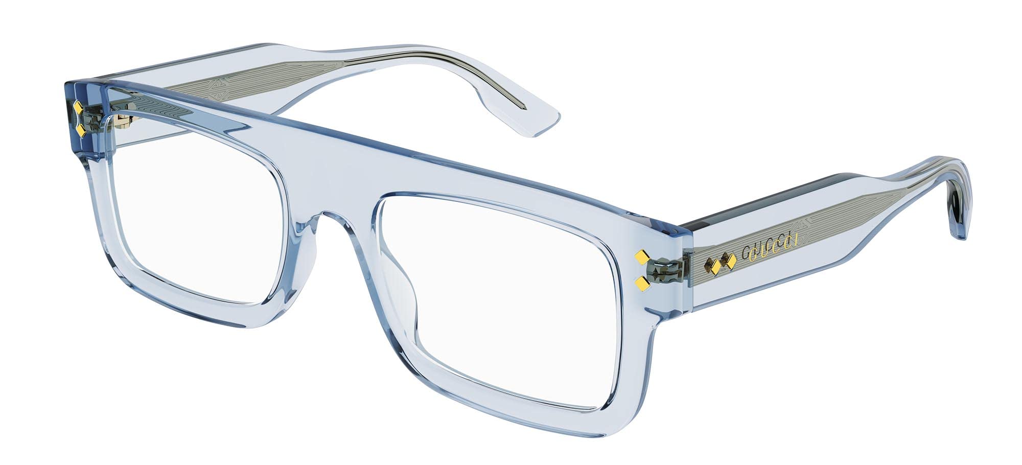 Photo 1 of Gucci GG1085O Transparent Light Blue 52/21/145 men Eyewear Frame