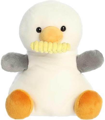 Aurora Palm Pals Party Sized Onyx Axolotl Stuffed Animal - 8 Inch Black Collectible Plush Toy
