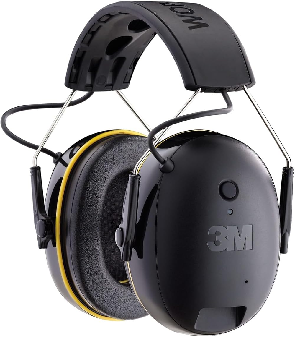 3M WorkTunes Connect Bluetooth Hearing Protector Earmuffs 90543EC1 Black