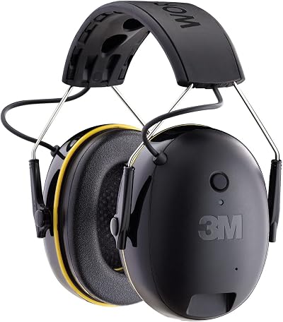3M WorkTunes Connect Bluetooth Hearing Protector Earmuffs 90543EC1 Black
