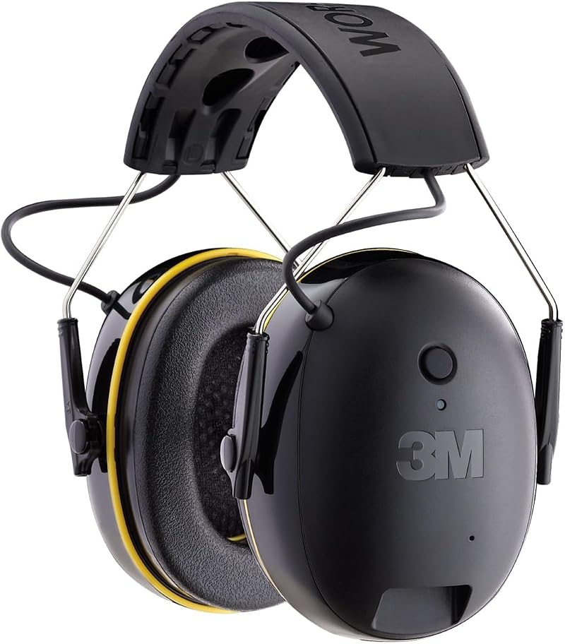 3M WorkTunes Connect Bluetooth Hearing Protector Earmuffs 90543EC1 Black