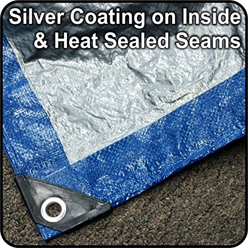 4 Waterproof+Tarpaulin+Protection+Contractors+Motorcycles