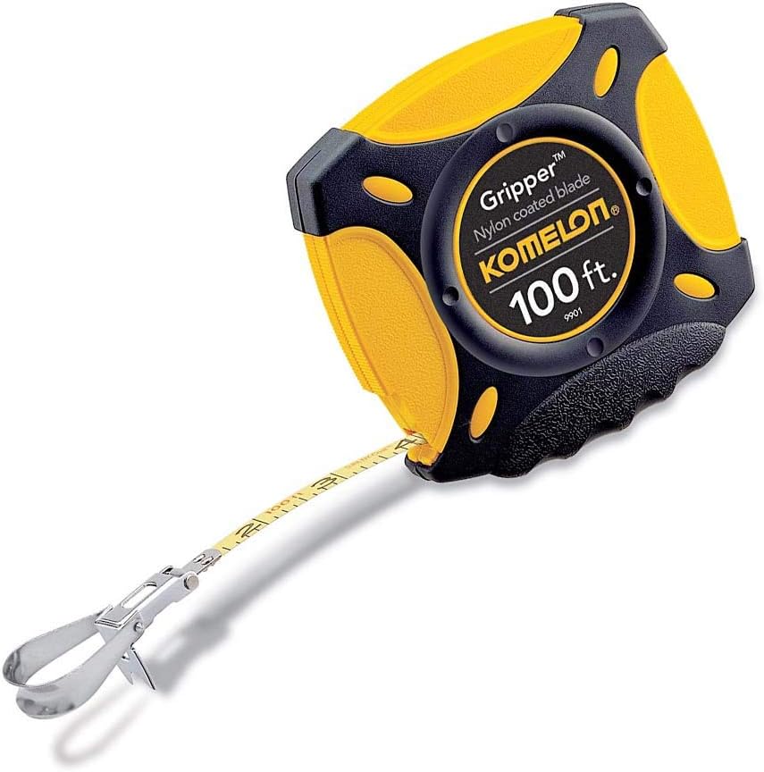 Komelon 9901 Gripper Closed Case Long Steel Tape Measure, 100Feet eBay