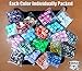 Vivorr Premium Dice Set of 200 Pieces, 20 Colors, 10 of Each Color, 16mm, D6, c/w Velvet Carry Bag/Pouch, Perfect for: Tenzi, Farkle, Yahtzee, Bunco, Board Games, Casino or Teaching Math. Ideal Gift