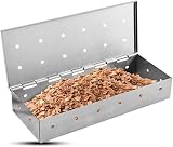 GIONAR BBQ Smoker Box - Stainless Steel for Gas, Electric & Charcoal Grills view 1