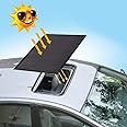 Magnetic Car Sunroof Sun Shade Breathable Mesh, Car roof Cover for Overnight Camping, Quick Install, UV Sun Protection for Mo