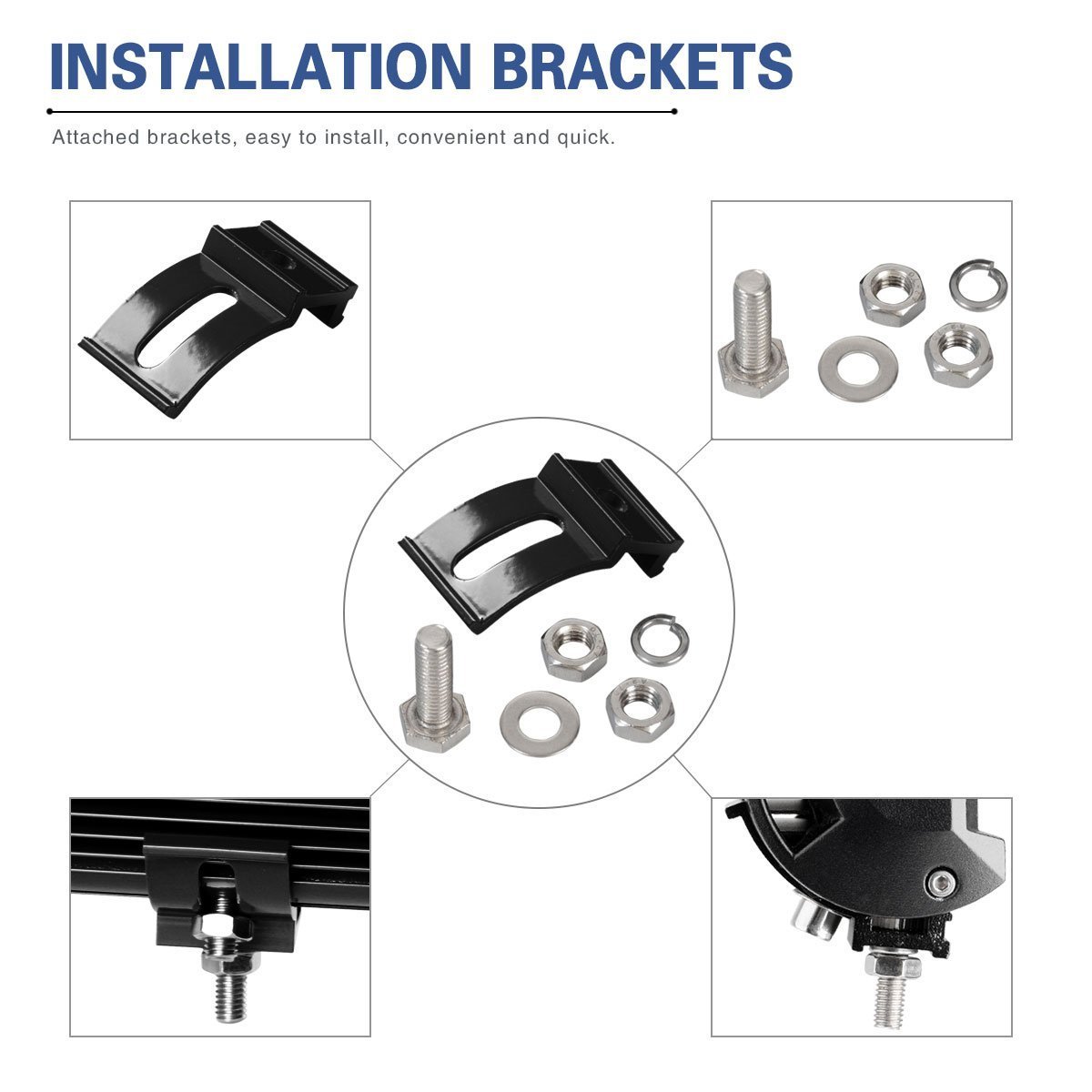 LED Light Bar ,SOLCO 2PCS 4 inch 18W Spot Beam Cree LED Work Light Led Bar Off Road IP67 Waterproof Fog Lights Driving Lights for Pickup Camper Jeep Trucks SUV UTV Tanks 4WD Van ATV,1 Year Warranty