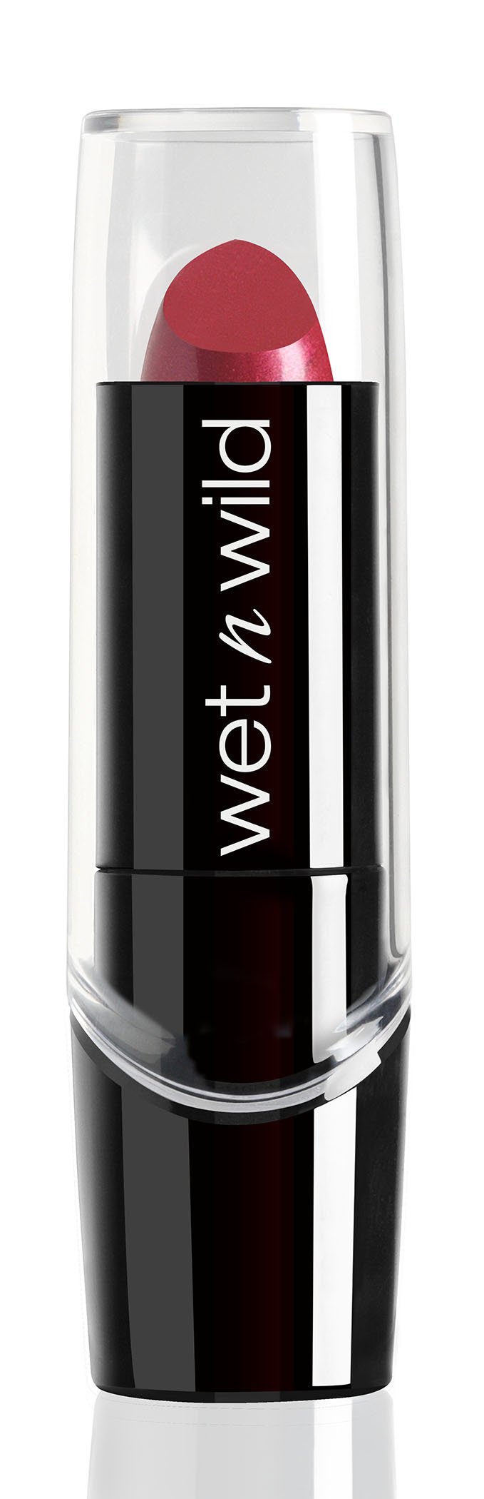 Photo 1 of wet n wild Silk Finish Lipstick, Hydrating Rich Buildable Lip Color, Formulated with Vitamins A,E, & Macadamia for Ultimate Hydration, Cruelty-Free & Vegan - Just Garnet