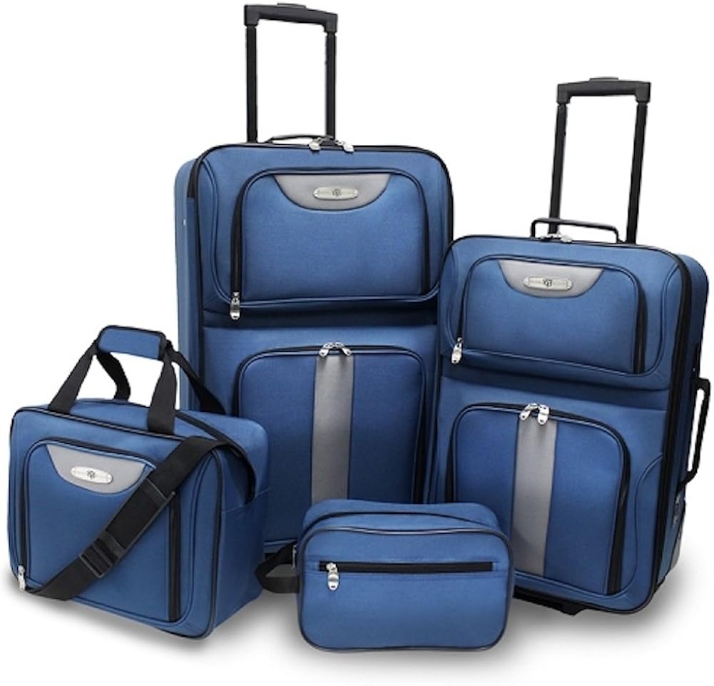 Travel Select Journey 4 Piece Luggage Set BLUE Luggage Sets