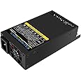 Flex ATX Power Supply 600W 1U Fully Modular PSU 100-240V AC with 1x20/24Pin Mainboard Power,2xSATA Ports, 1xIDE Fan Power for Rack Mount Case Desktop Server POS AIO System