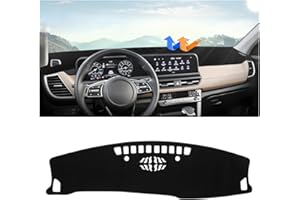 Autorder Dashboard Cover Mat for Kia Seltos 2024 2025 2026 Accessories Dash Cover Upgrade Flannel Dash Mat Sunshade Glare UV Rays Protector