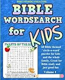 Kids Bible Word Search Puzzles Volume 1: 60 Bible themed word search (circle-a-word) puzzles on Bible characters. places, and events by Gary W. Watson