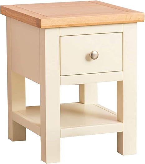 cream lamp table