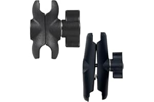 2Pcs Double Socket Arm Mount - 2.36in and 3.74in Aluminum Alloy Double Socket Arm for RAM Mount Phone Holder Bike Truck RAM M