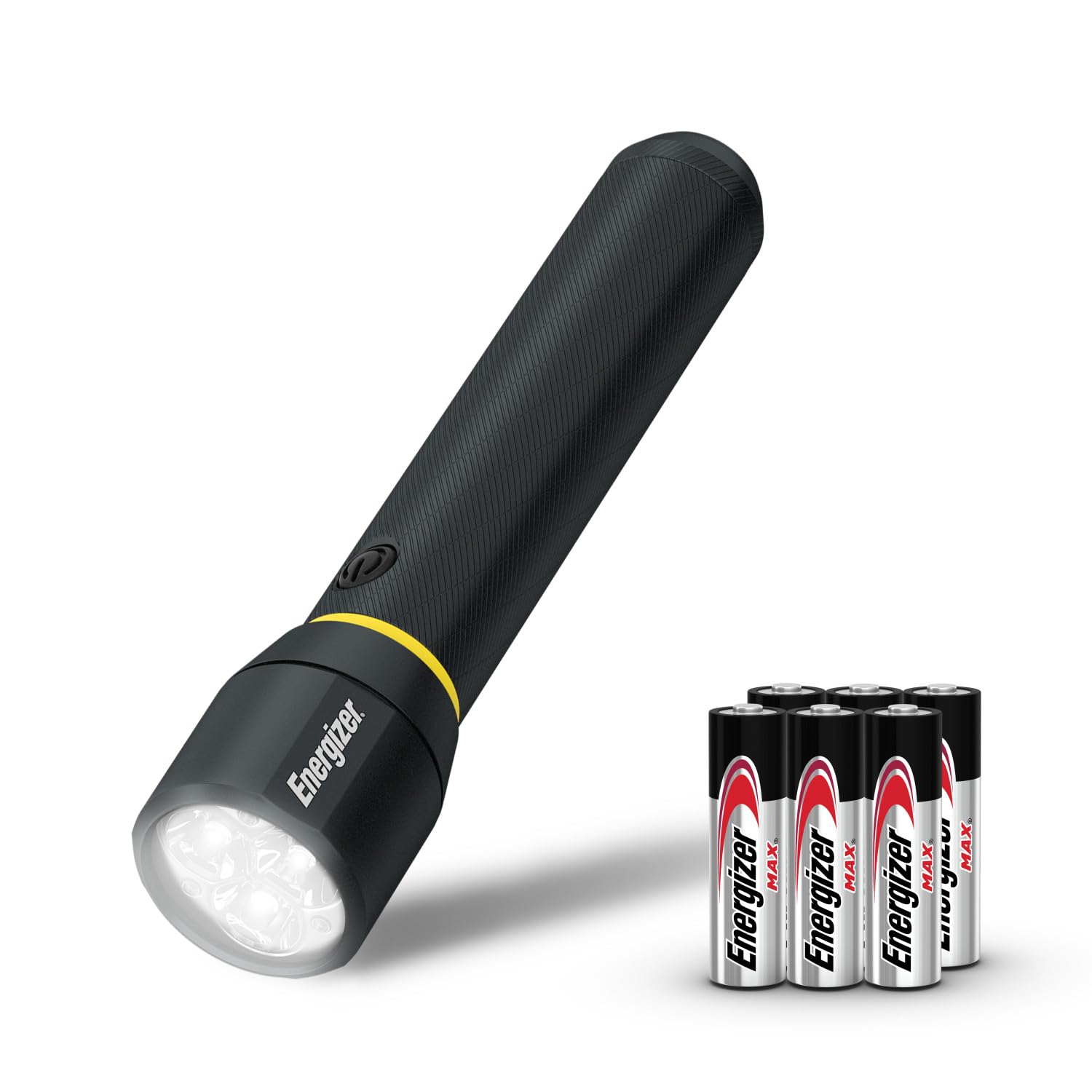 Photo 1 of Energizer LED Flashlight Vision PRO, Ultra Bright 1000+ Lumens, IPX4 Water Resistant, Aircraft-Grade Aluminum LED Light, Rugged Metal Flash Light for Outdoors, Emergency Power Outage, Black