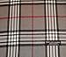 100% Authentic Real Cashmere Super Soft Gray Plaid Scarf - Unisex (Men/Women) - 12
