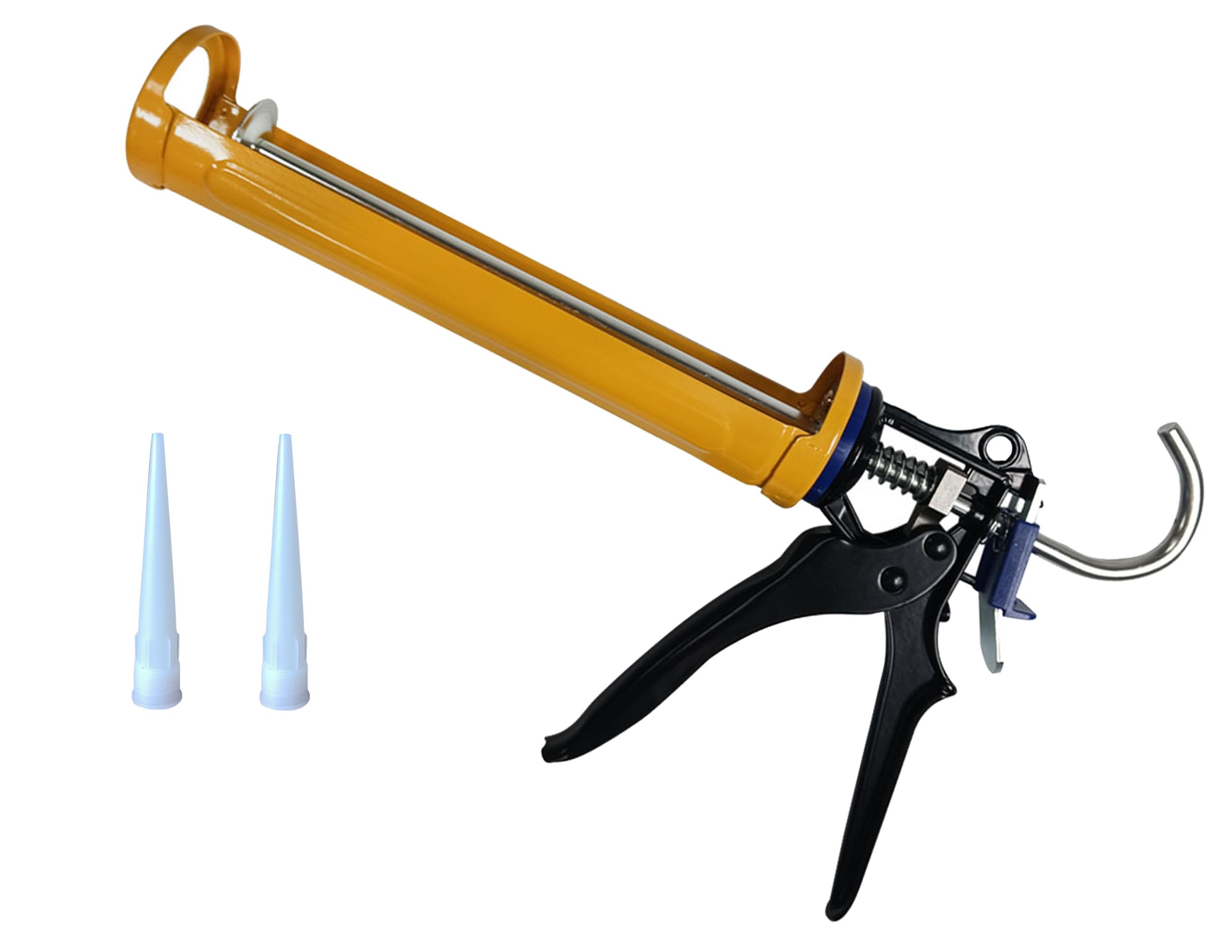 ANZHUO Caulking Gun,10:1 Thrust Ratio,Caulking Tool Gun,Hand Caulking Guns,Silicone Gun,Caulking Gun Tool,No Drip Caulk Gun,Caulk Guns,Used for Glass Installation Projects (one piece)