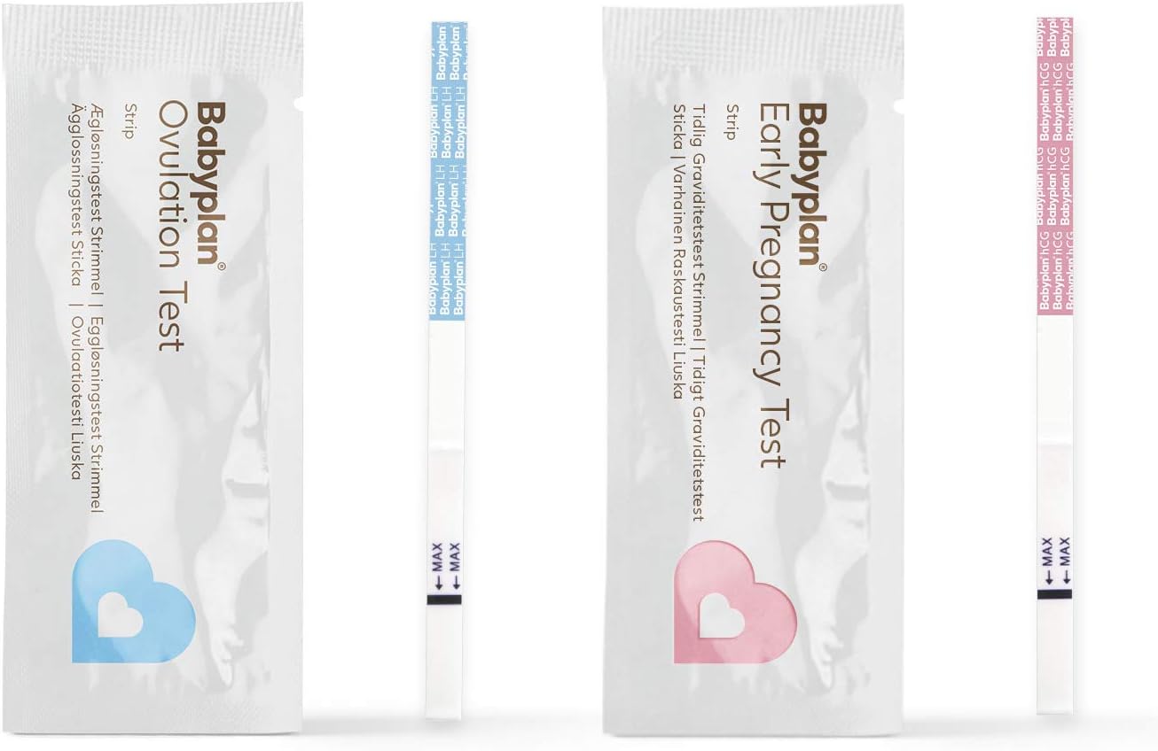 21 Ovulation Tests and 5 Early Pregnancy Tests Strips (10 miu - tests up to 5 days earlier) Full Ovulation Kit to Start Baby Planning