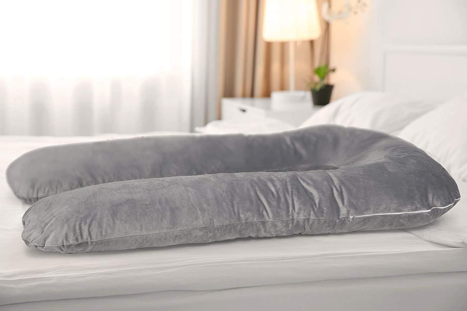 Milliard U Shaped Body Pillow Memory Foam Comfort for Sleeping, Elevating Legs, Supporting Back, Side, Front and Stomach Sleepers with Breathable, Relaxing Support. for Pregnancy and Maternity Use: Kitchen & Dining
