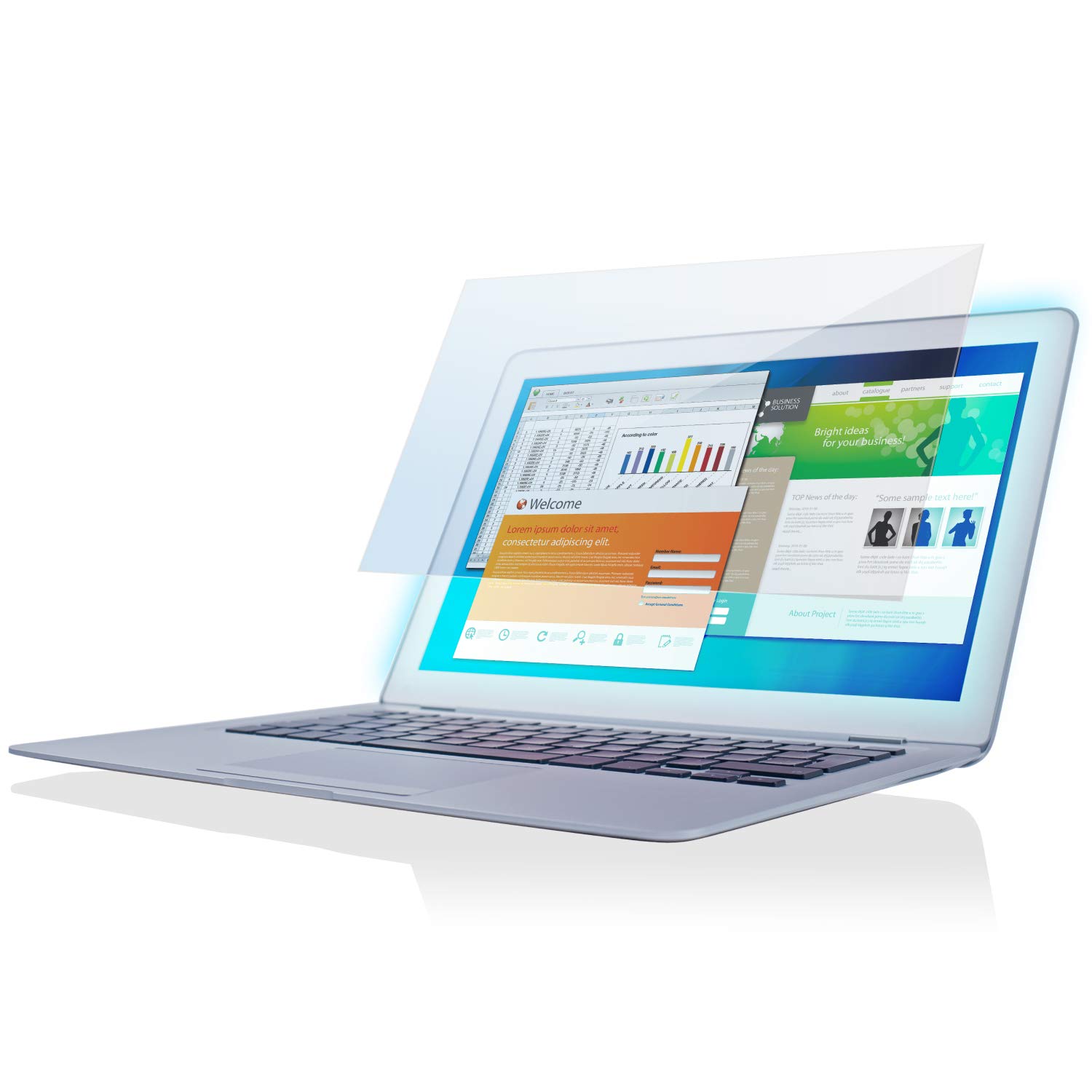 エレコム 液晶保護フィルム 日本製 ブルーライトカット 15.6 インチ EF-FL156WBLGN商品画像