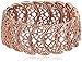 1928 Jewelry Rose Gold-Tone Filigree Stretch Bracelet