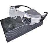 HongDee Low Vision Magnifier Glasses Far View Magnifier Telescope Watching TV