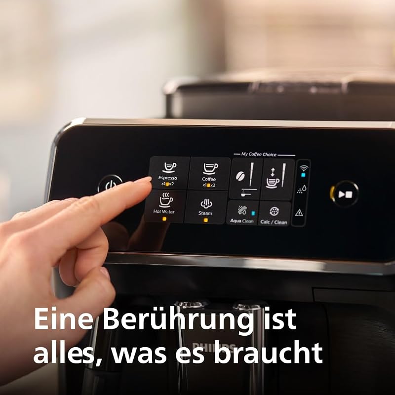 Kaffeevollautomat Panarello 2200 Serie, Schwarz, 2 Spezialitäten