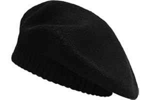 ZLYC French Beret Hat Fashion Print Lightweight Winter Warm Artist Hat for Women