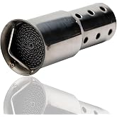 Universal 51mm (2 Inch) Motorcycle DB Killer Exhaust Baffle Silencer | Slip-On Muffler Insert, Reduces Noise &amp; Maintains Performance, Fit for Harley, Honda, Kawasaki, Suzuki, Yamaha