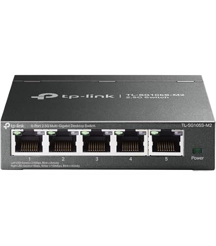 Amazon.com: Omada DS105X, 5 Port 10G Unmanaged Switch | 100Gbps