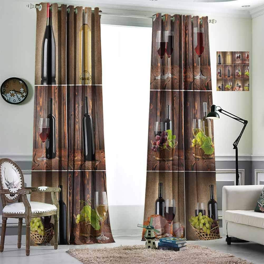 Amazon.com: Jktown Wine Blackout Curtains for Bedroom Home Decor Window