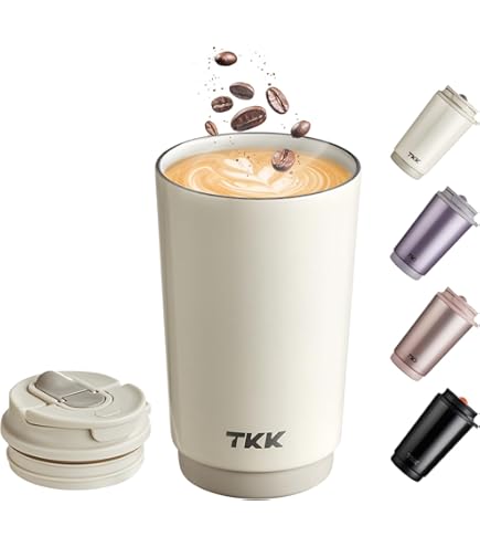 Amazon.com: TKK Insulated Coffee Mug with Ceramic Coating, 21oz