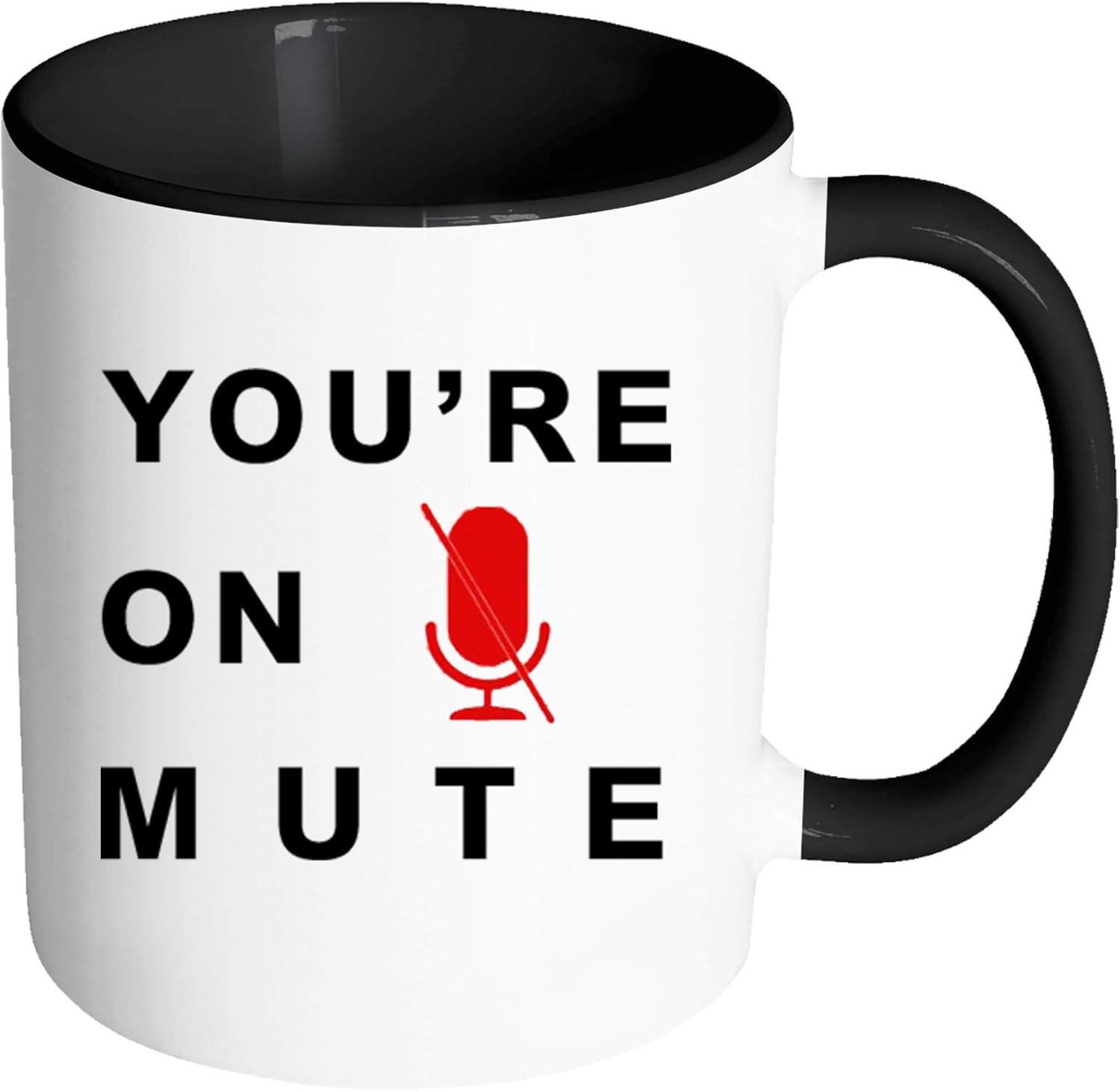 Funny Coffee Mug You Are On Mute Ceramic Tea Cup 11OZ