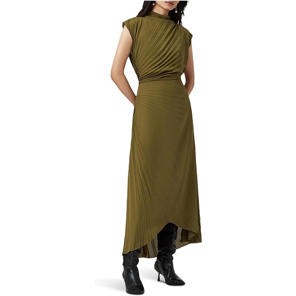 kenneth cole women's knot-front long-sleeve maxi dress Kenneth Cole Women's Long Sleeve Printed Mesh Knot Front Midi Dress at Amazon Women's Clothing store