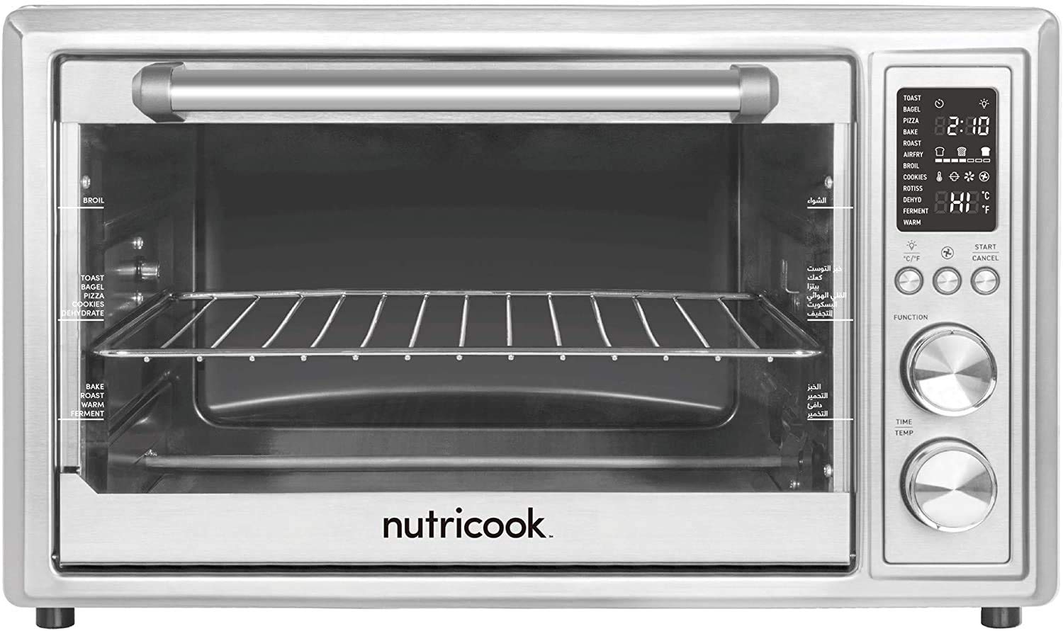 Buy NUTRICOOK Smart Air Fryer Oven Toaster Grill (OTG)-1800 Watts-with