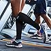 Compression Socks for Women Men, Sable 1 Pair Stockings 20-30 mmHg High Sleeves Calf Athletic Fit for Nurses, Running, Hiking, Medical, Pregnancy, Travel, Exercise & Recovery, L/XL 8-14