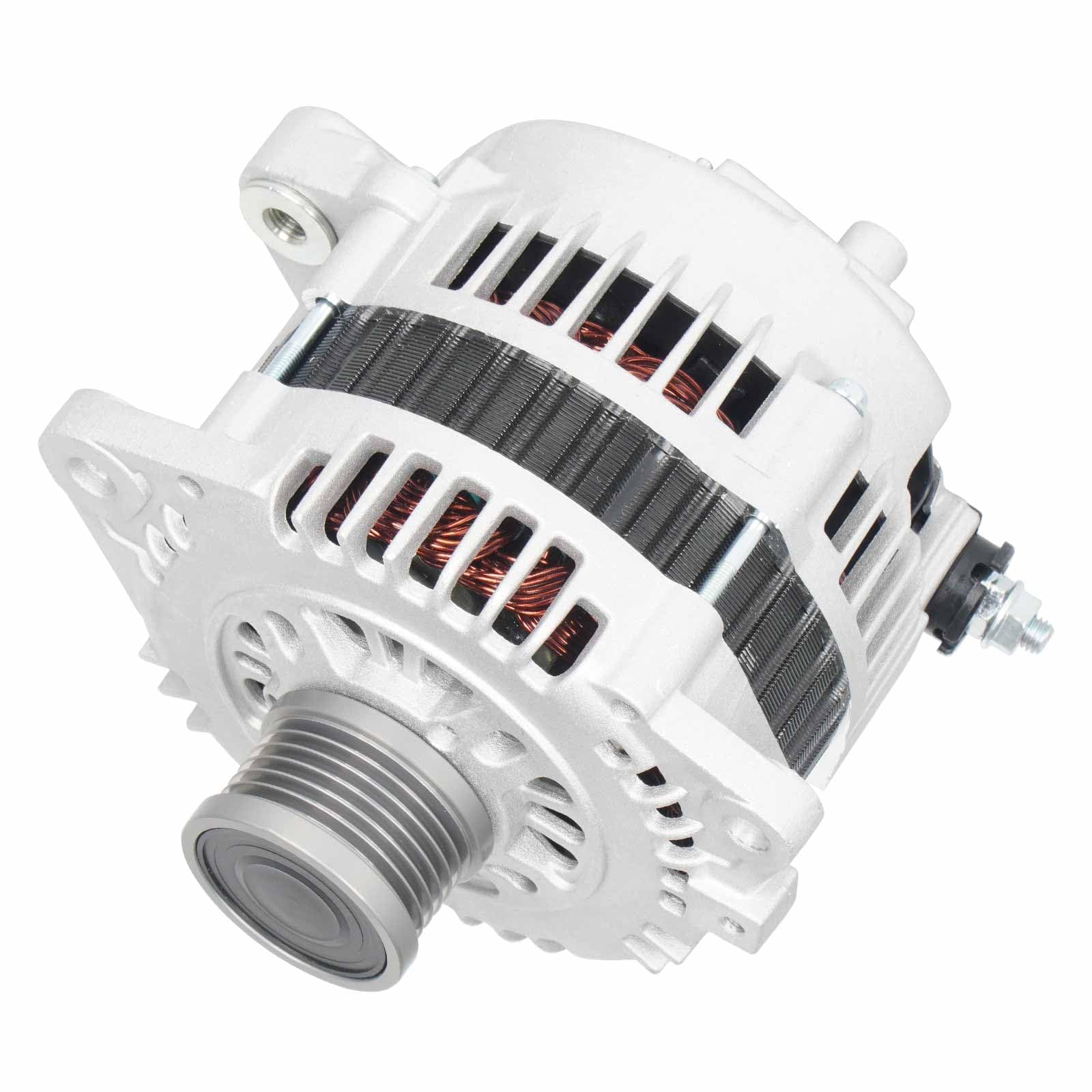 Photo 1 of Alternator Replacement Compatible with 2002 2003 2004 2005 2006 Nissan Sentra 2.5L, 2002-2006 Altima 2.5L Replace 23100-8J000, AHI0065, LR1100-734, LR1110-726, TG12S041, 400-44053, 13939