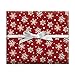 Snowflake Dots Jumbo Rolled Gift Wrap- 72 sq ft.