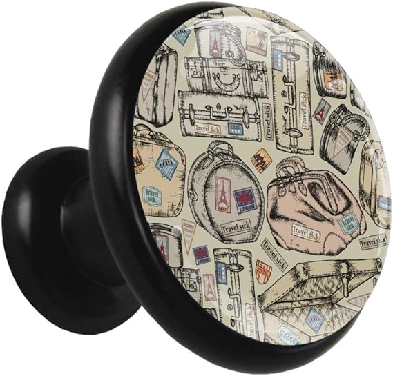 Schrank- und Möbelknöpfe aus Metall im Retro-Stil, 4 Stück, Kugelknöpfe