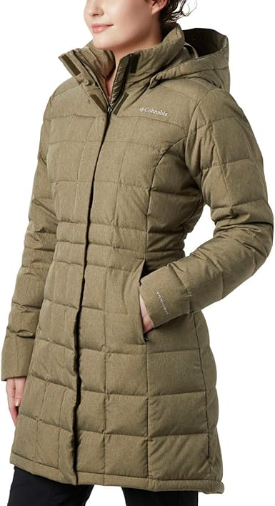womens columbia long puffer coat