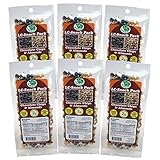 Dark Chocolate Chip & Almond Snack Pack (6 Pack) - LC Foods - Low Carb - All Natural - Paleo - Gluten Free - No Sugar - Diabetic Friendly - 1.9 oz Each