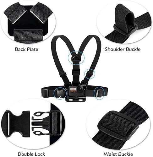 Chest Mount Strap Harness Chesty Body Mount Compatible with GoPro