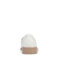 Franco Sarto Womens Carolyn Low Loafer White Cage 8 W
