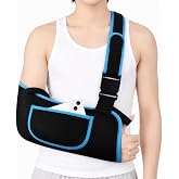 Arm Sling Shoulder Immobilizer for Men &amp; Women, Rotator Cuff Support Brace | Adjustable Strap, Fit Left or Right, Comfortable Medical Sling for Elbow Wrist Injury, Forearm Fracture, Surgery Recovery, M