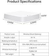 Qiumi Smart Gateway Control Center for Tuya Zigbee Devices view 5