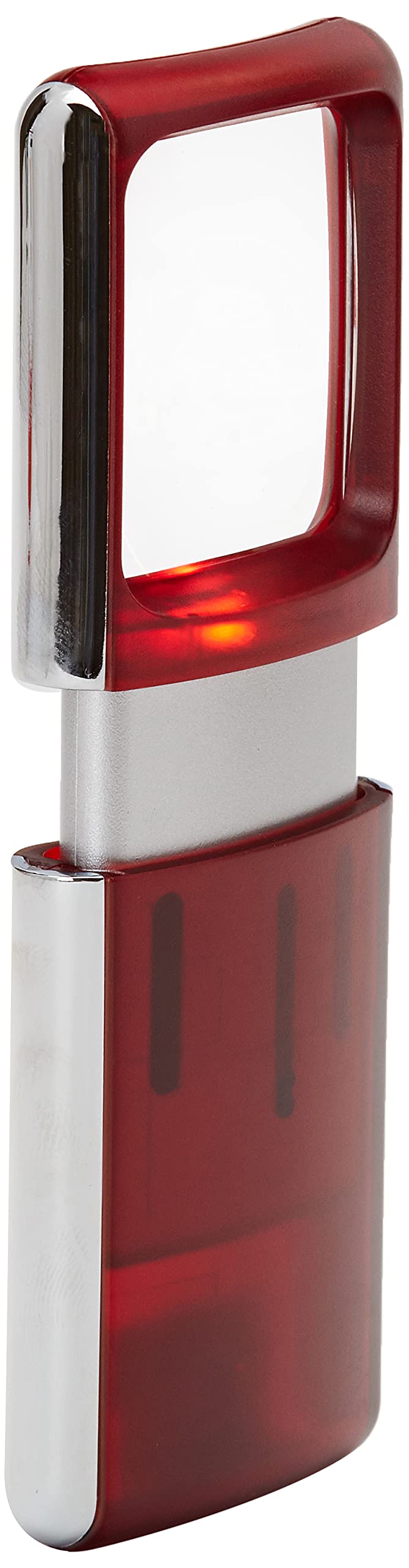 Wedo 271 7502 Magnifier with LED Light - Red