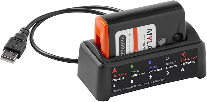 Mylaps Tr2 Transponder Rechargeable For Mx Motocross Includes 1 Year Subscription