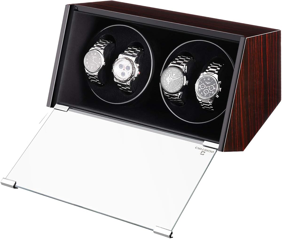 CRITIRON Luxury Automatic Watch Winder Case Rotating