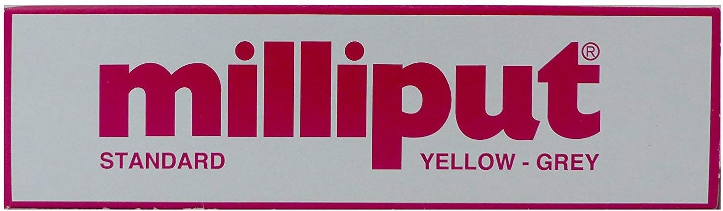4 X Milliput Standard Yellow-Grey 113.4g Pack